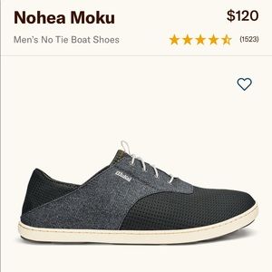 Mens Olukai No Tie Boat Shoes